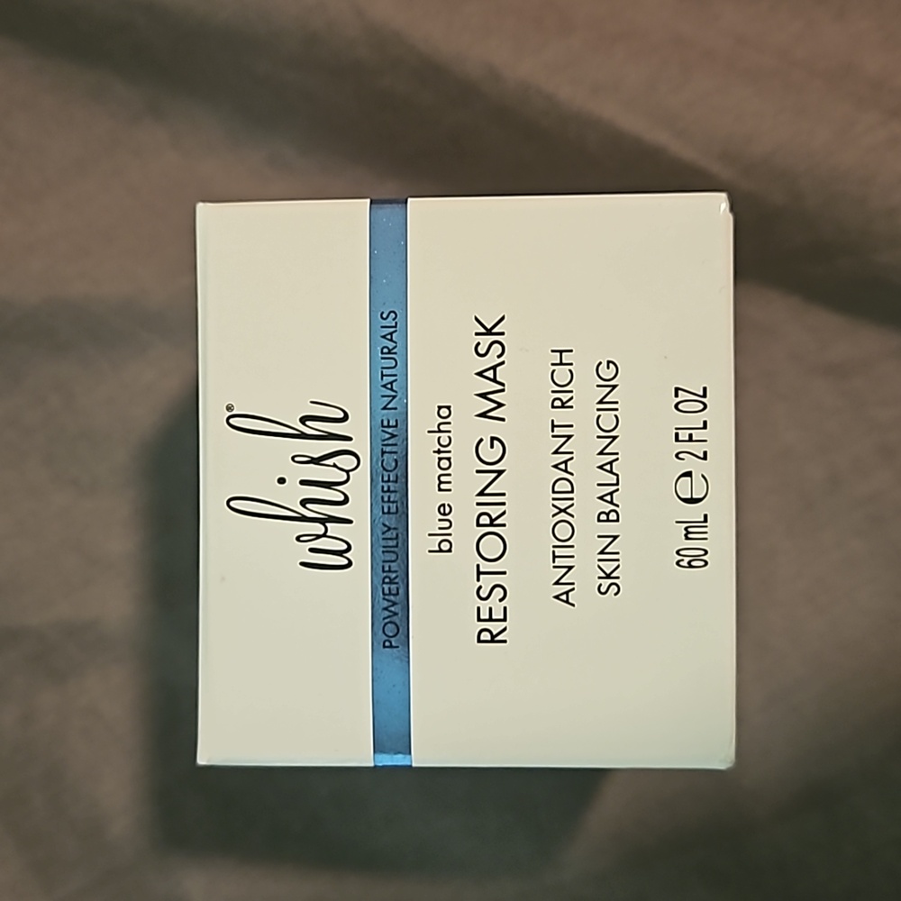 Whish blue matcha purifying mask 2oz New in Box